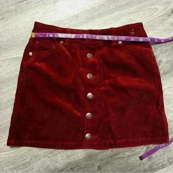 Cat & Jack Corduroy Girls Skirt Copper Brown - Picture 6 of 8